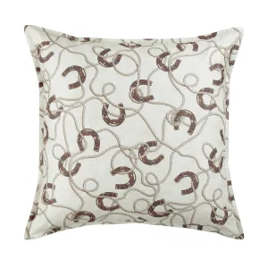 Rope & Horseshoes Euro Sham luxury bedding, duvet cover