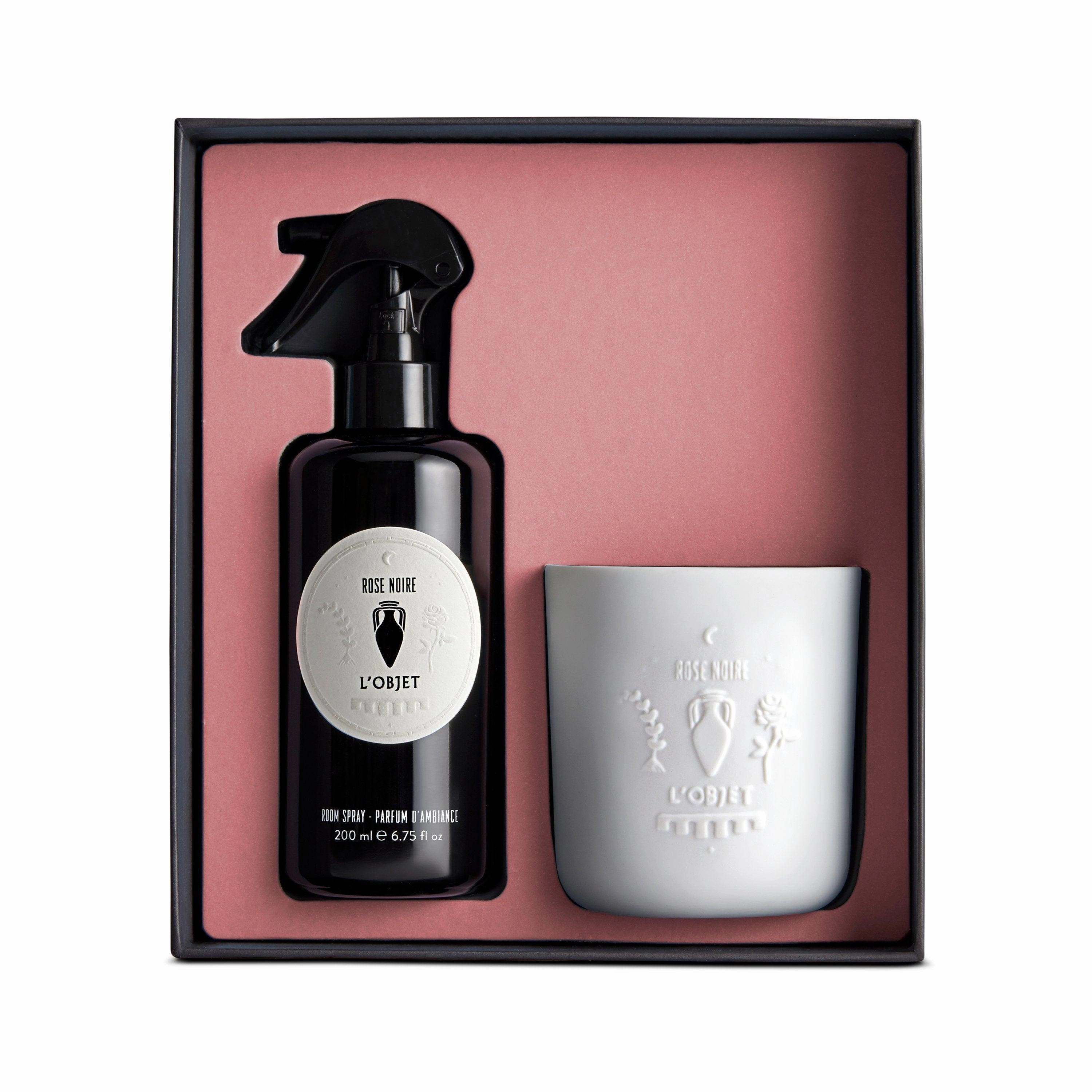 Rose Noire Room Spray   Candle Gift Set
