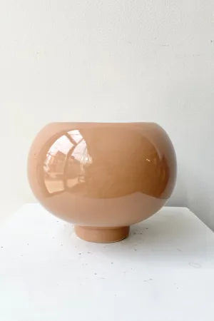 Round Vessel Sand 5" Vase,Flower Vase