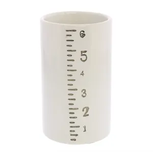 Ruled Cylinders Vase 6" Vase,Ceramic Vase