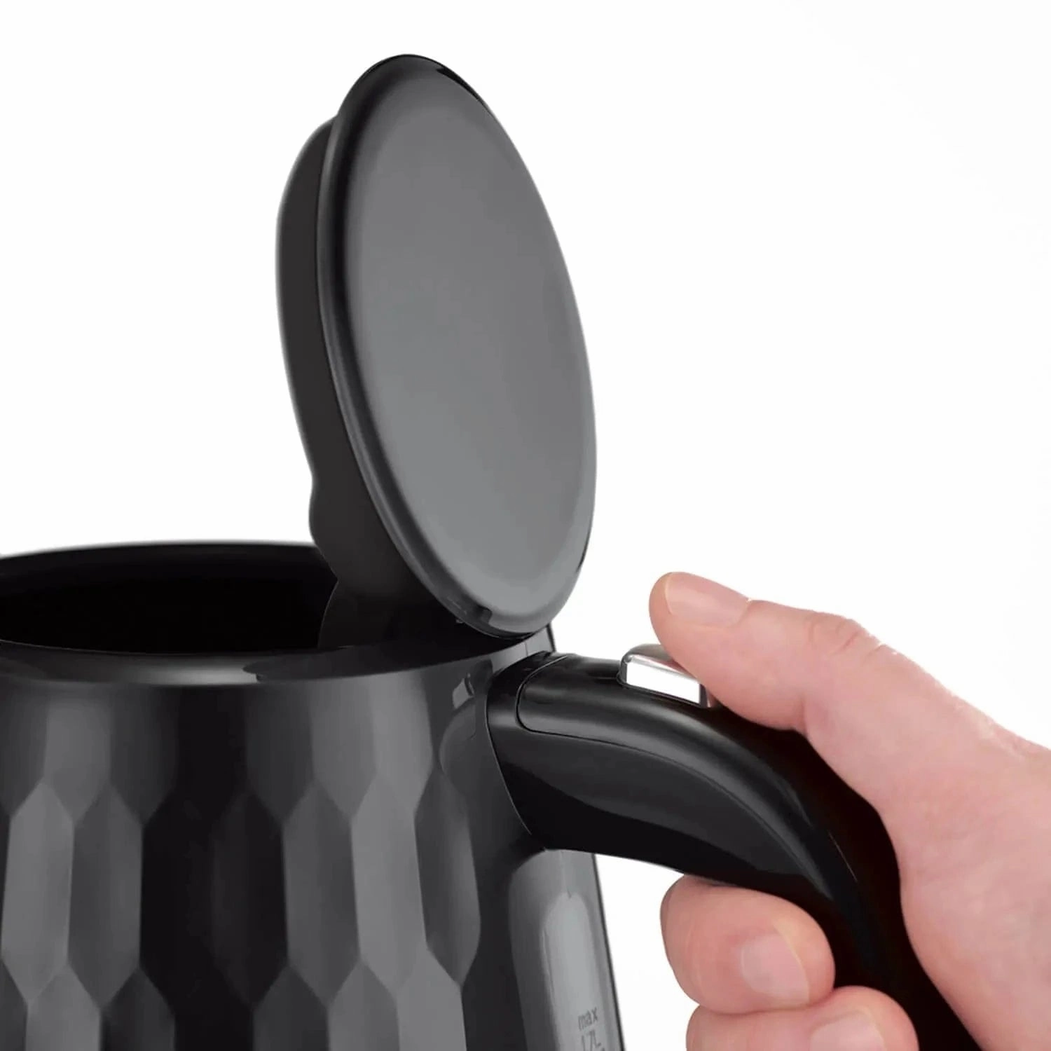 Russel Hobbs Honeycomb Kettle In Black