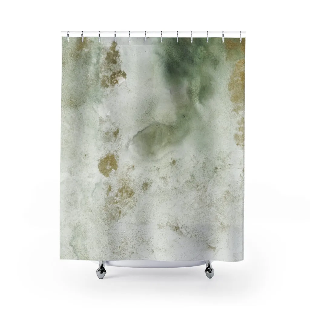 Sage Green Ombre Shower Curtain Lighting,Home Lighting