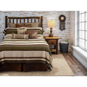 Sage Valley Luxury Bedspread - Earthy, Plush, Elegant Design bedding set, comforter set