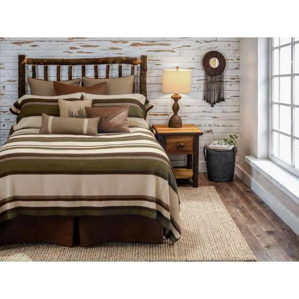 Sage Valley Luxury Bedspread - Earthy, Plush, Elegant Design bedding set, comforter set