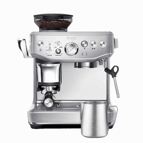 Sage The Barista Express Impress Coffee Machine In Stainless Steel Kitchen,modern kitchen essentials