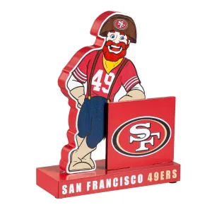 San Francisco 49ers Logo-Adorned Mascot Statue Decorative Mirror,Home Decor Mirror