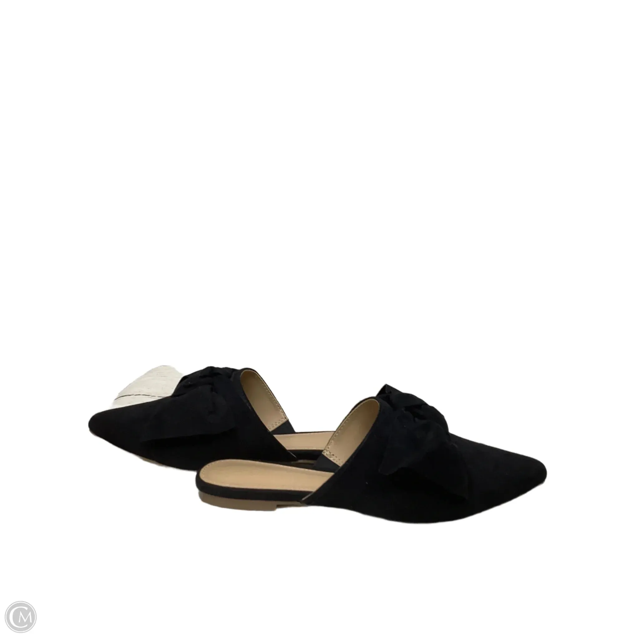 Sandals Flats By Loft In Black, Size: 6