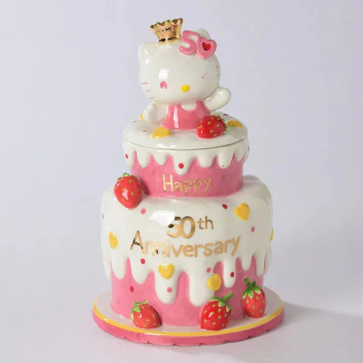 Sanrio Hello Kitty 50th Anniversary Cake Cookie Jar Decorative Mirror,Home Decor Mirror