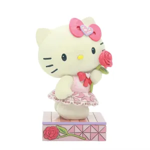 Sanrio Jim Shore Hello Kitty Holding Rose 4.5" Figurine Decorative Mirror,Home Decor Mirror