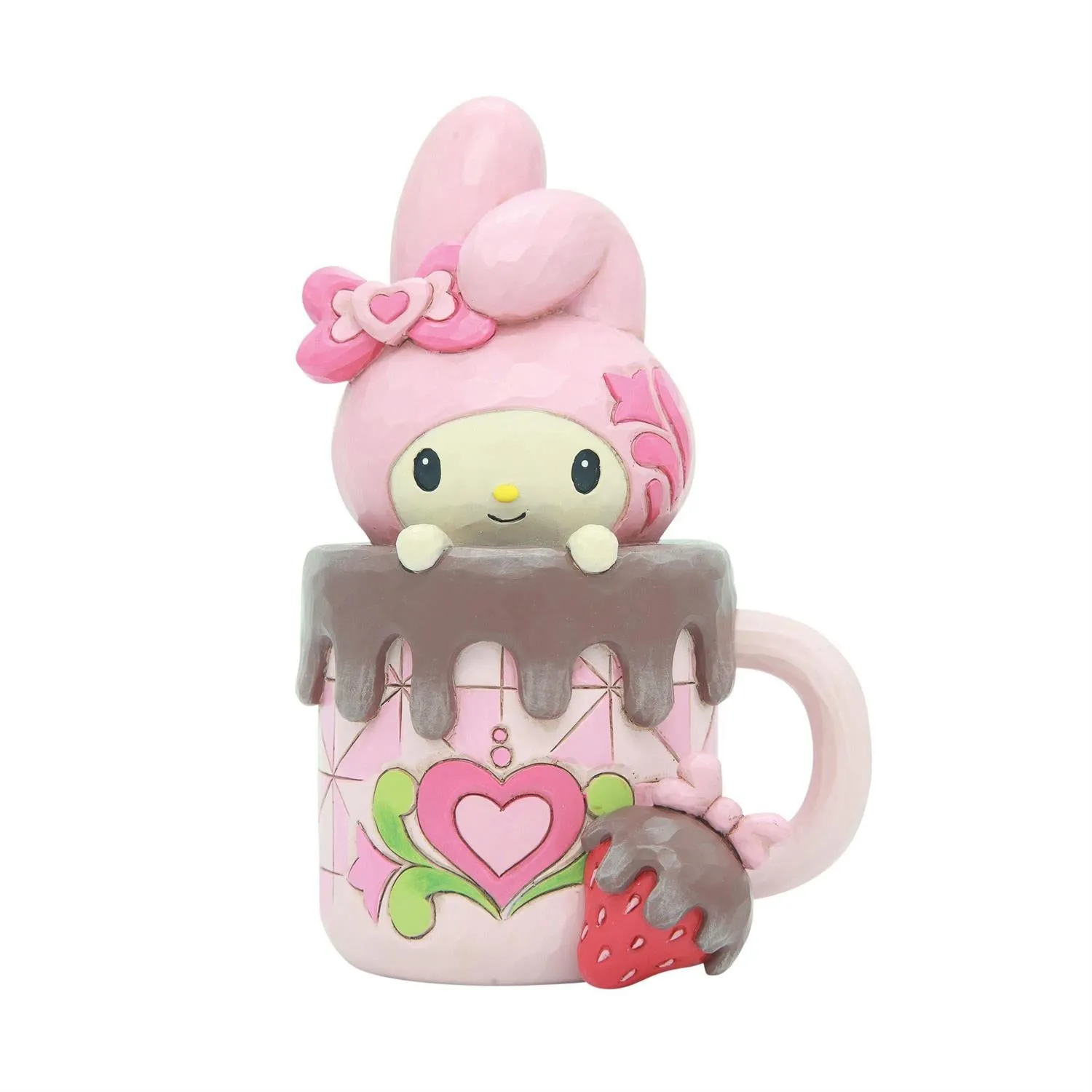 Sanrio Jim Shore My Melody in Hot Cocoa 5" Figurine Decorative Mirror,Home Decor Mirror