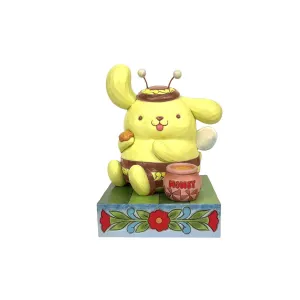 Sanrio Jim Shore Pompompurin as Bumble Bee with Honey Pot 4.5" Figurine Decorative Mirror,Home Decor Mirror