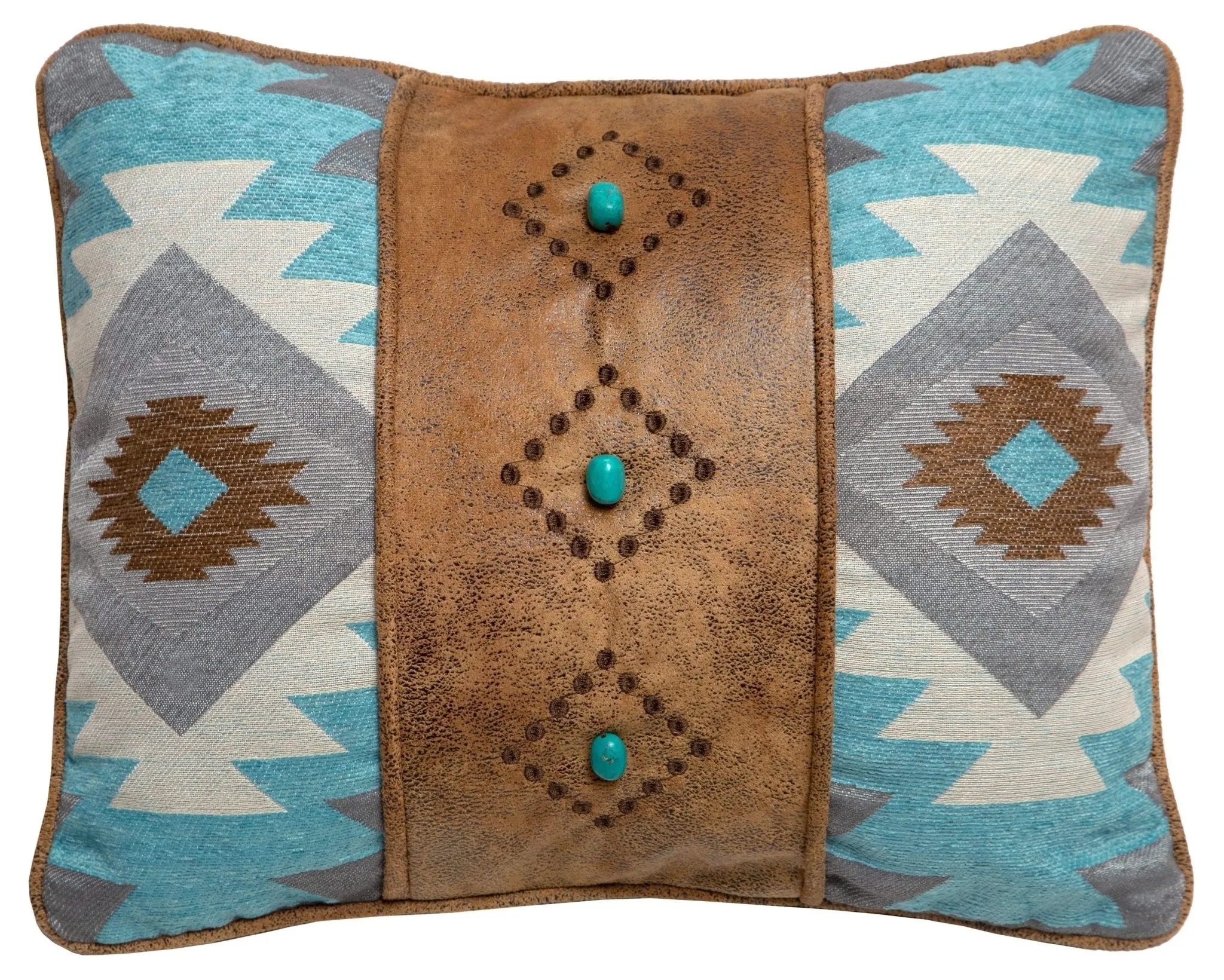 Santa Fe Sky Concho Pillow storage cart, utility cart