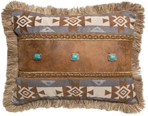 Santa Fe Sky Fringe Pillow storage cart, utility cart