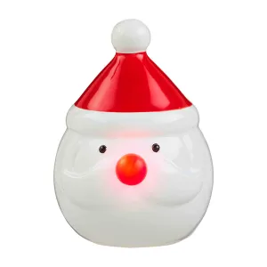 Santa Light Up Sitter Decorative Mirror,Home Decor Mirror