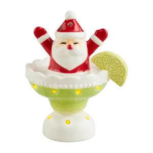 Santa Margarita Light-Up Sitter Figurine Decorative Mirror,Home Decor Mirror