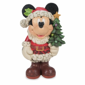 Santa Mickey Holding Tree Decorative Mirror,Wall Mirror
