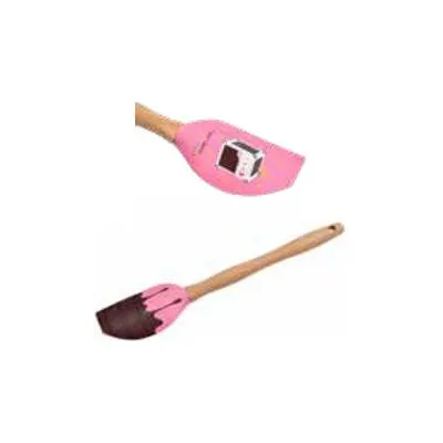 Sara Cucina Designer Silicone Head Spatula - Chocolate Speaker EM01254 kitchen storage, pantry organizer