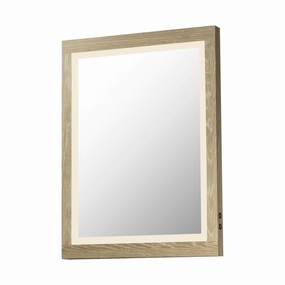 Sawyer 24" x 32" LED Mirror Wall Decor,modern wall decor set
