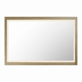 Sawyer 48" x 32" LED Mirror Wall Decor,modern wall decor set