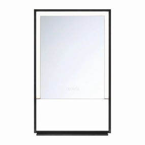 Sayora 24x32" LED Mirror Wall Decor,modern wall decor set