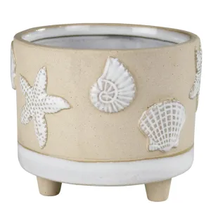 Seashell Cachepot, Ceramic Vase,Ceramic Vase