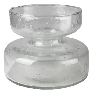 Seeded Glass Bulb Vase - Clear Vase,Ceramic Vase