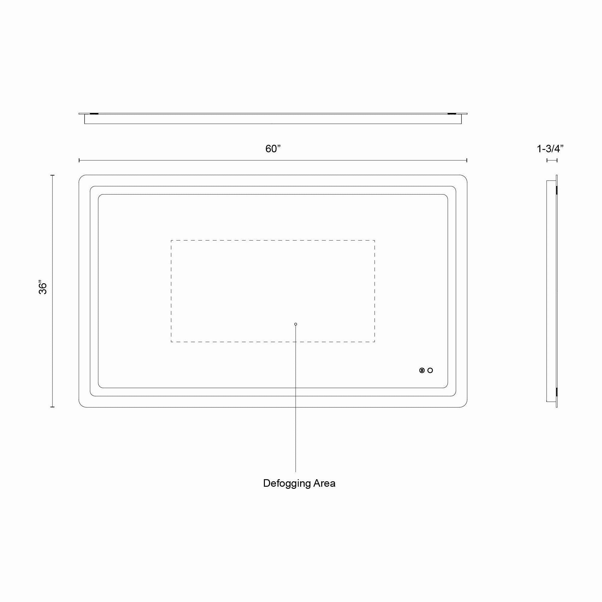 Seneca 60" LED Vanity Mirror