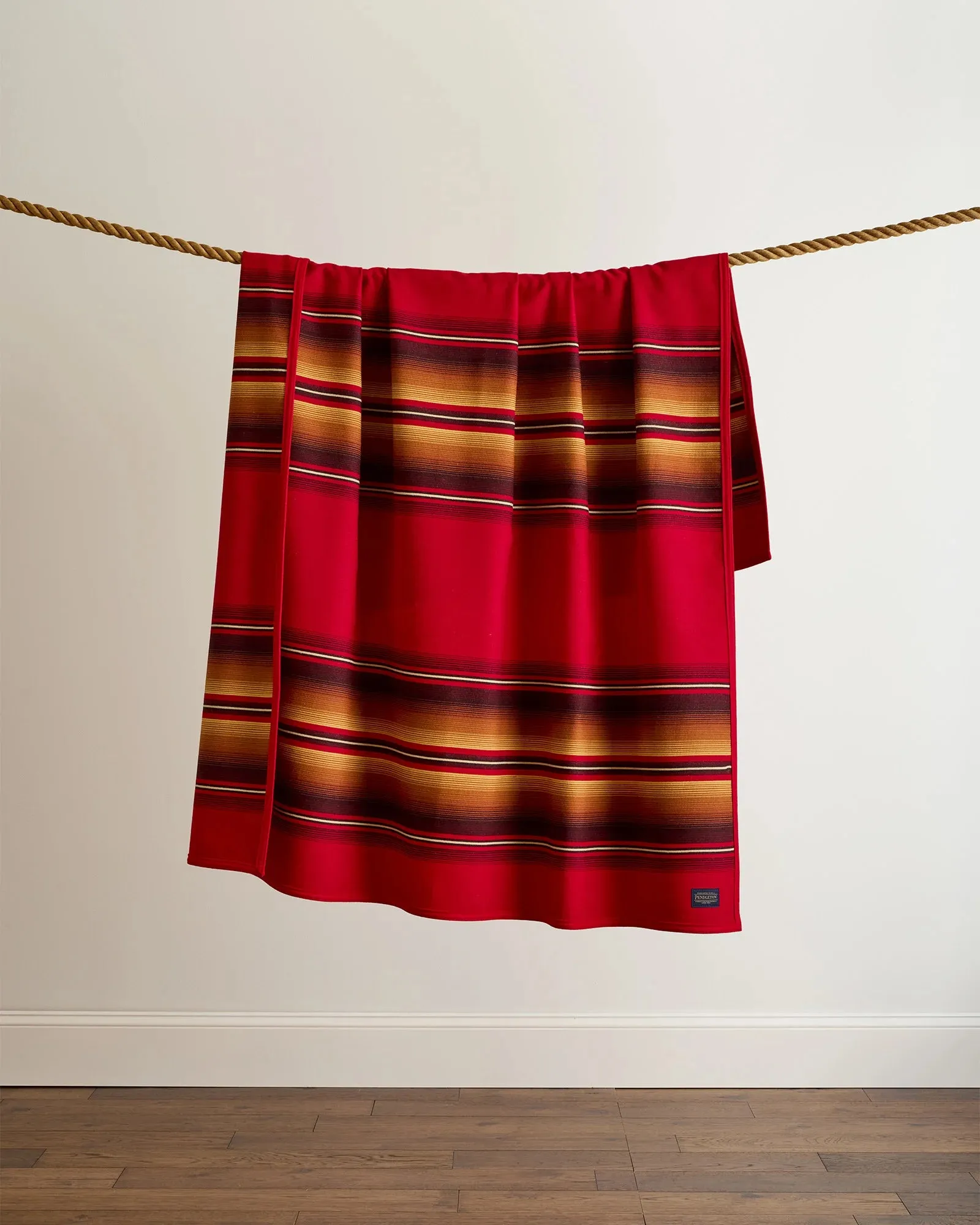Serape Stripe Wool Blankets