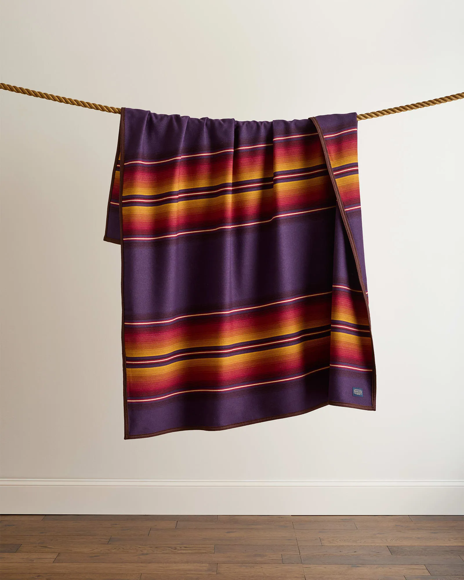 Serape Stripe Wool Blankets