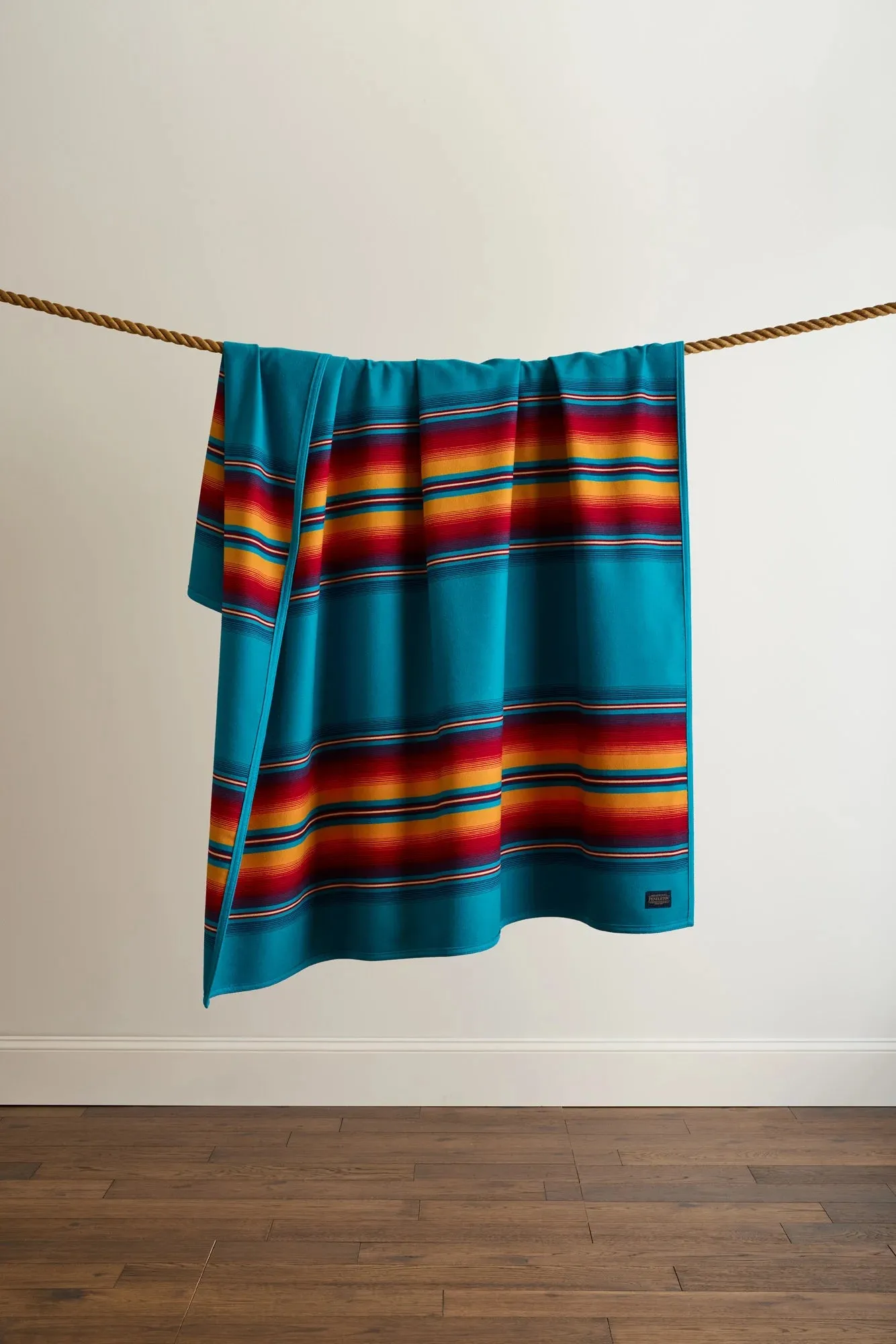 Serape Stripe Wool Blankets