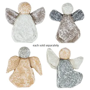 Serenity Angel Stone Token Charm Decorative Mirror,Home Decor Mirror