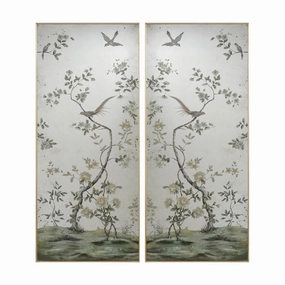 Set of Two Roku Mirror Panels Cutting Board,Kitchen Board