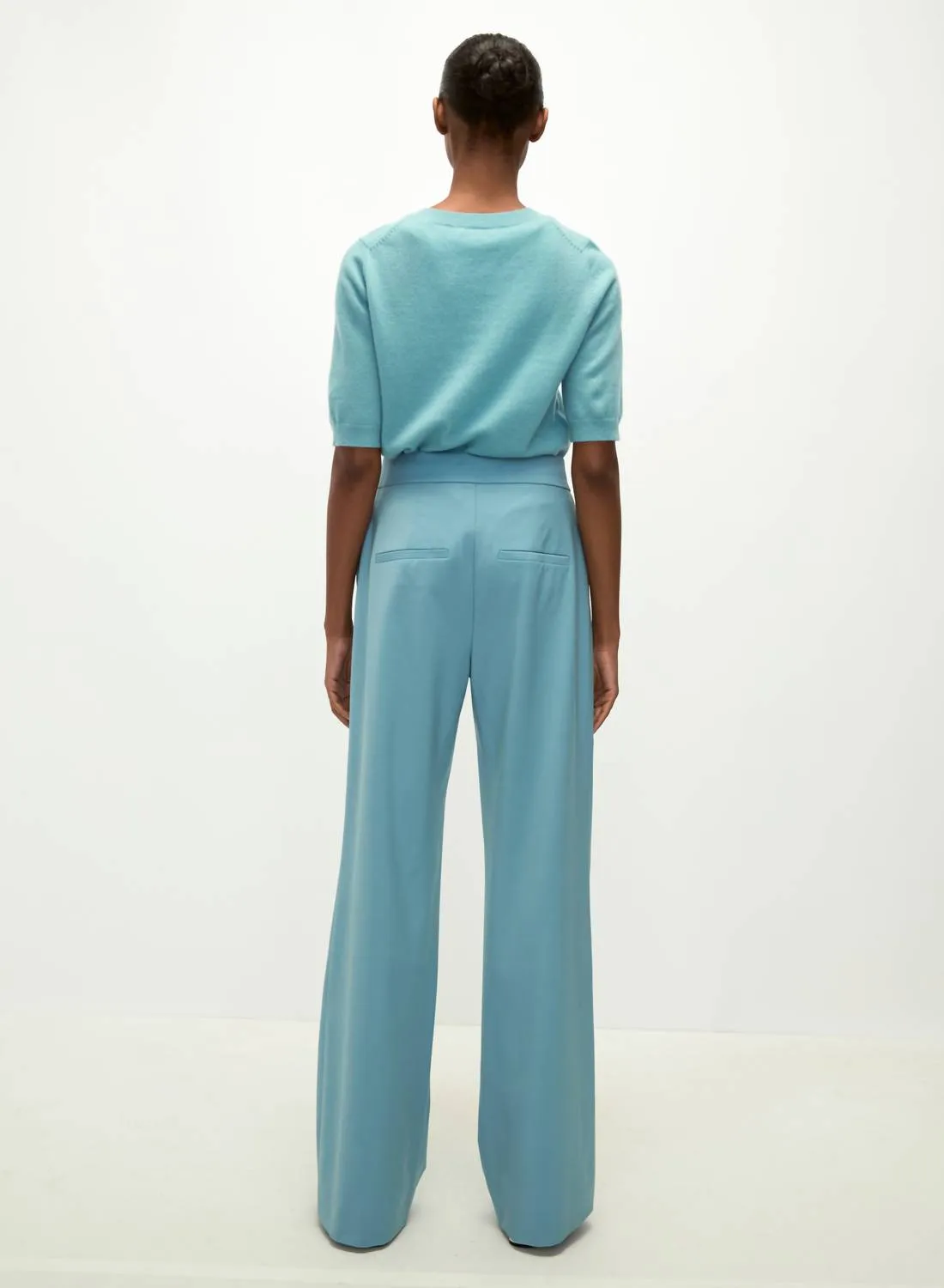 Shana Cashmere Sweater In Sea Glass