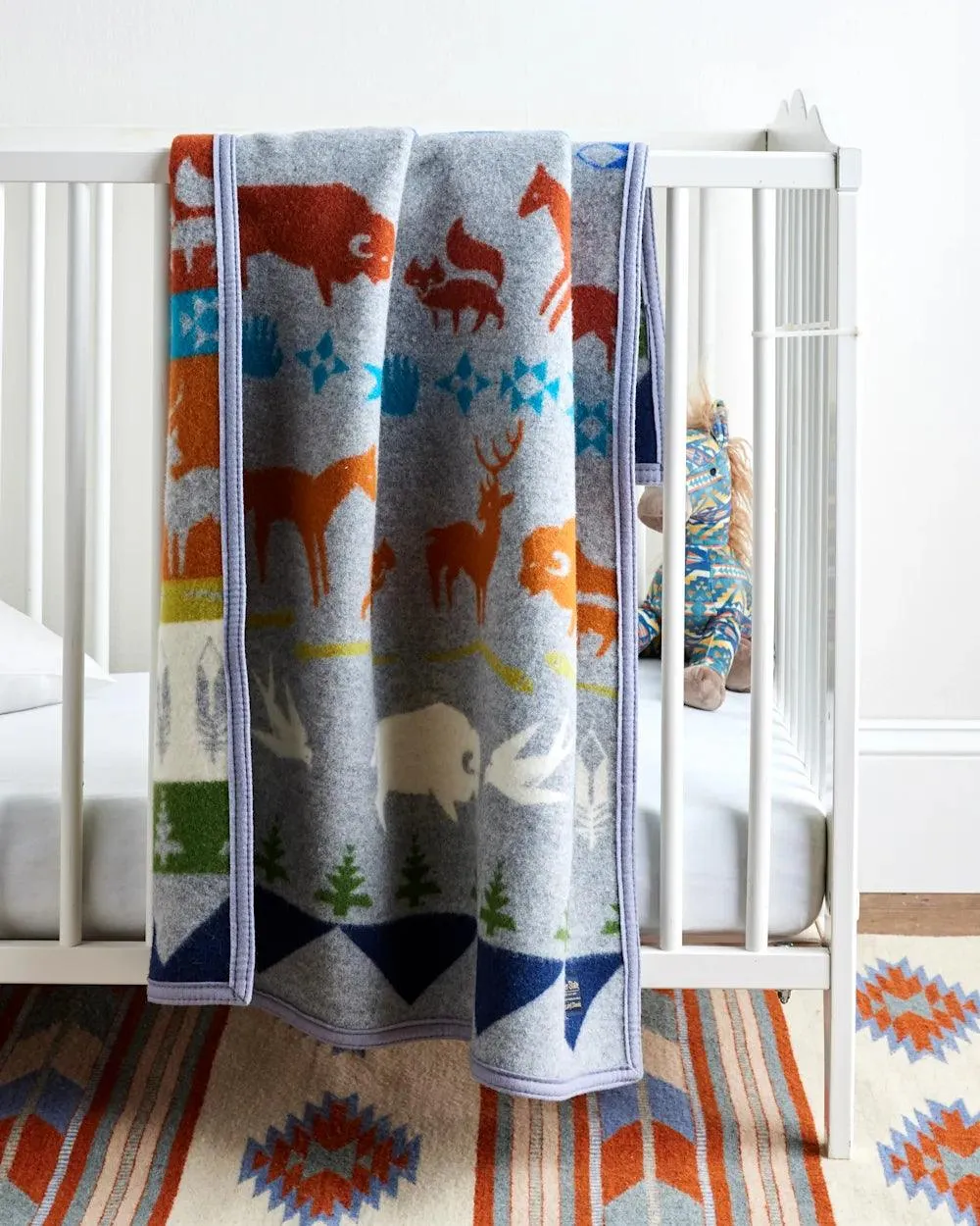 Shared Path Crib Blanket