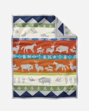Shared Path Crib Blanket storage cart, utility cart