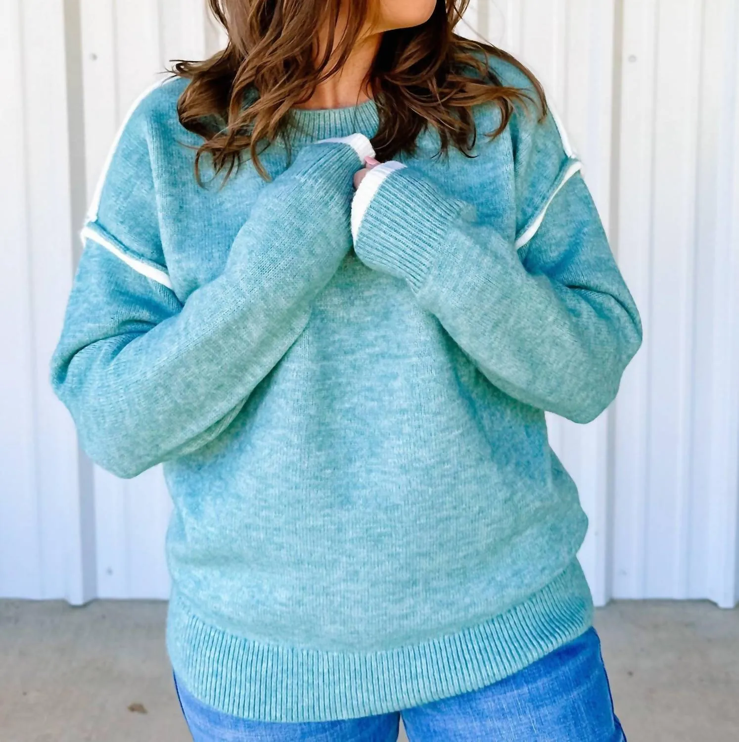 Sheridan Sweater In Seagreen