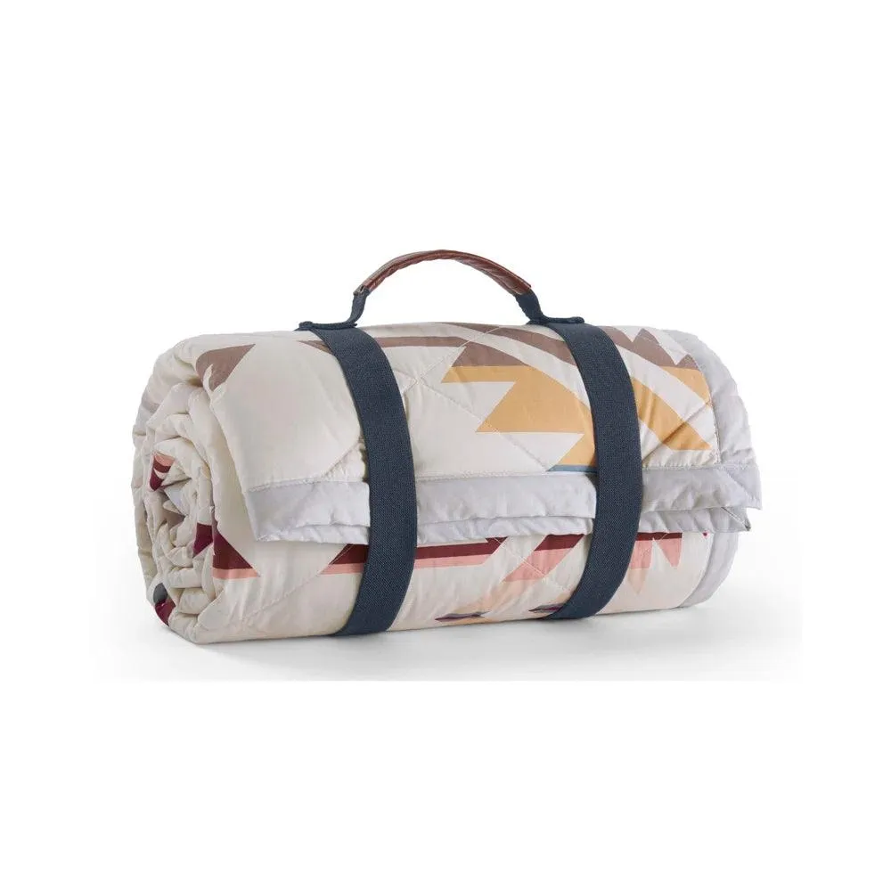 Shifting Dunes Quilted Roll-Up Throw luxury bedding, duvet cover