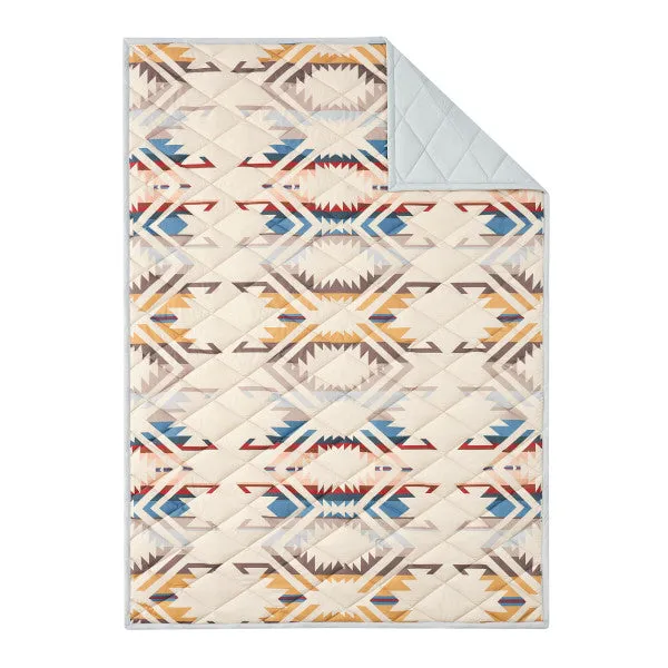Shifting Dunes Quilted Roll-Up Throw
