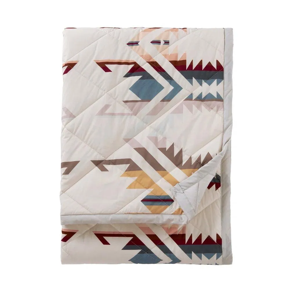 Shifting Dunes Quilted Roll-Up Throw