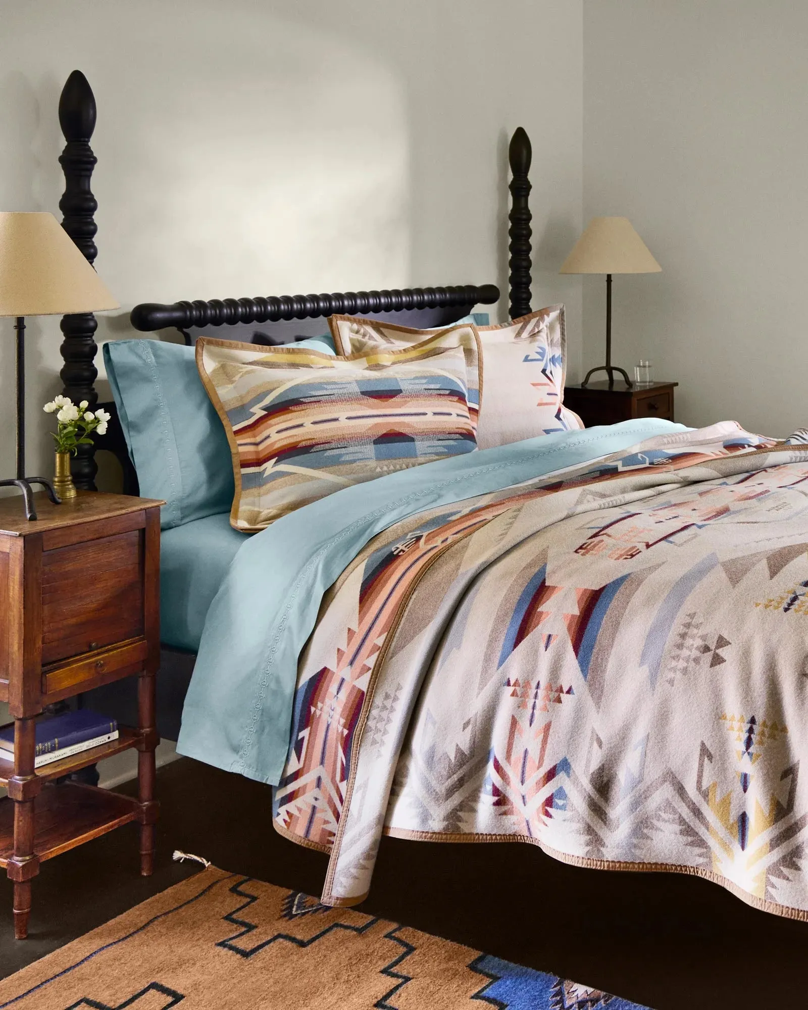 Shifting Dunes Southwestern Coverlet