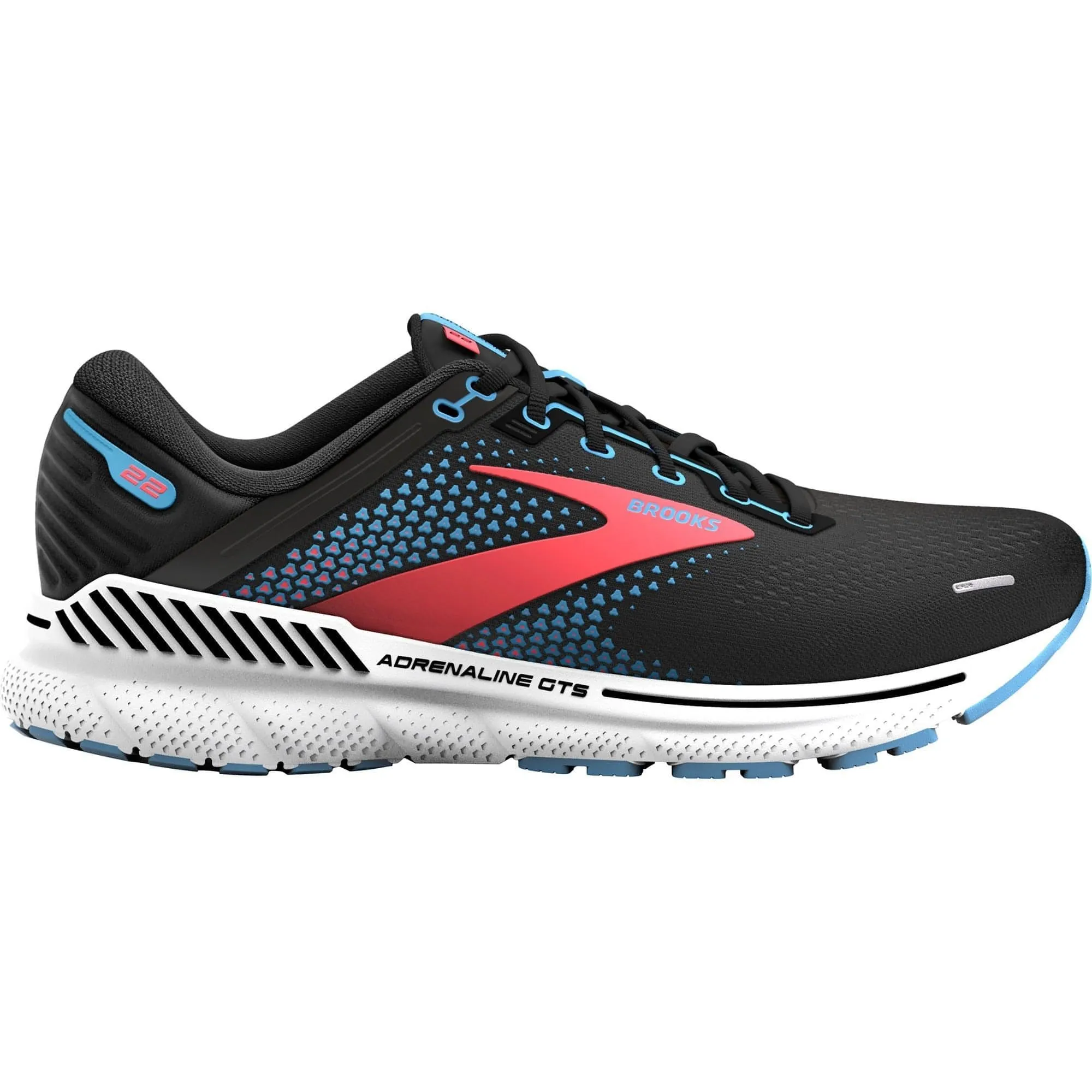 Shoes Brooks Brooks Adrenaline GTS 22 Womens Running Shoes - Black