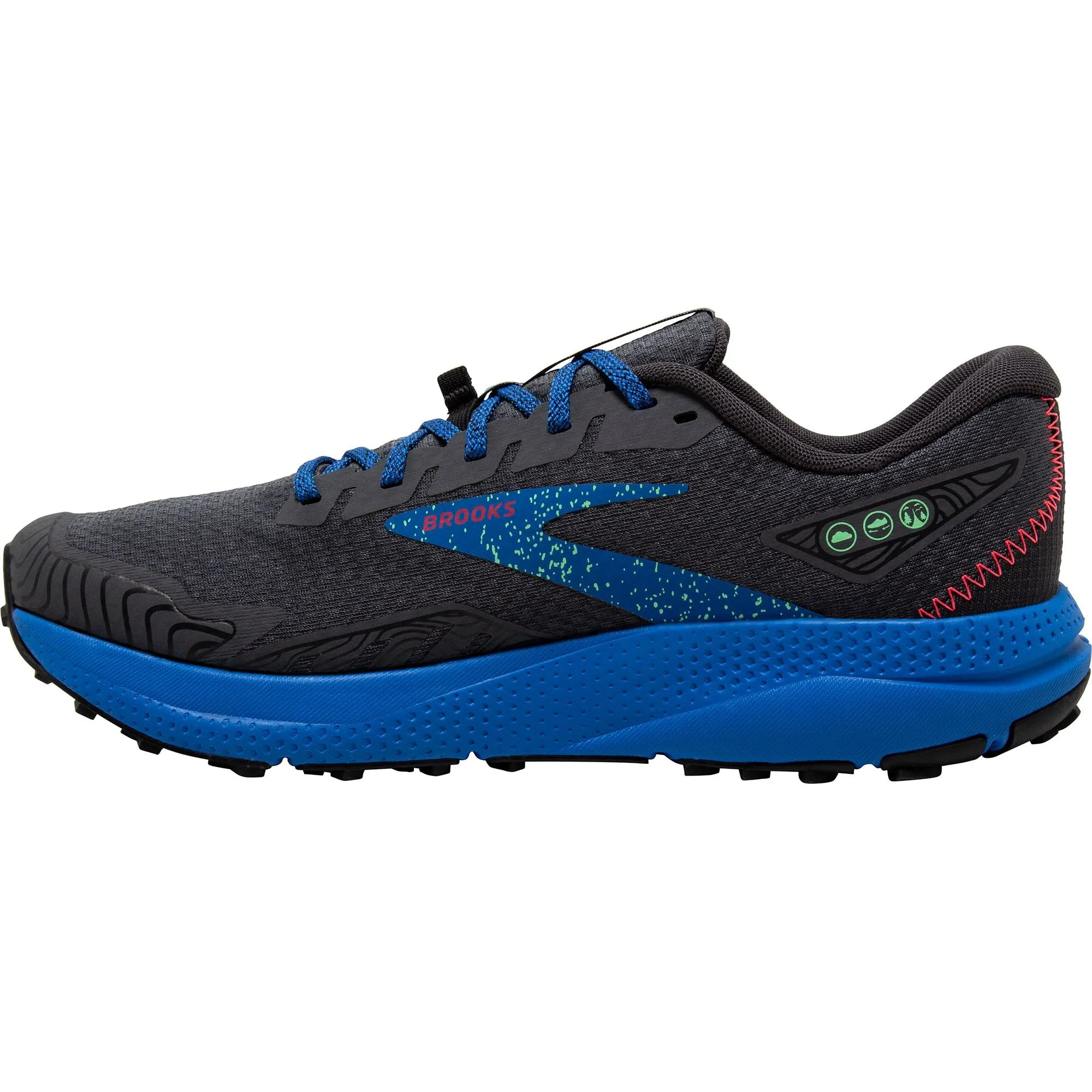 Shoes Brooks Brooks Divide 4 Mens Trail Running Shoes - Black