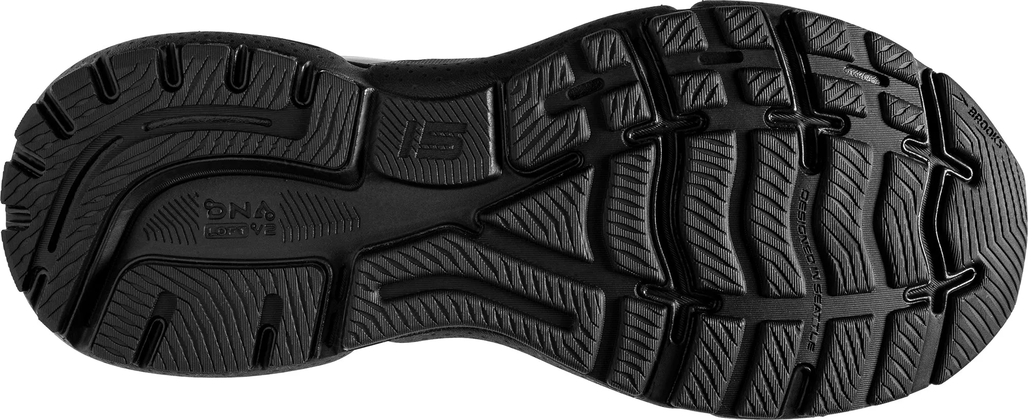 Shoes Brooks Brooks Ghost 15 WIDE FIT Mens Running Shoes - Black