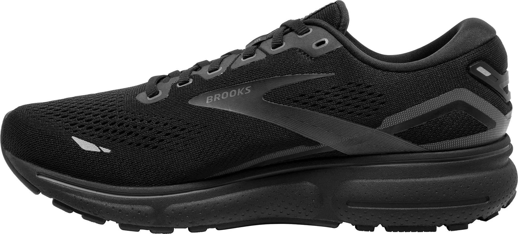 Shoes Brooks Brooks Ghost 15 WIDE FIT Mens Running Shoes - Black