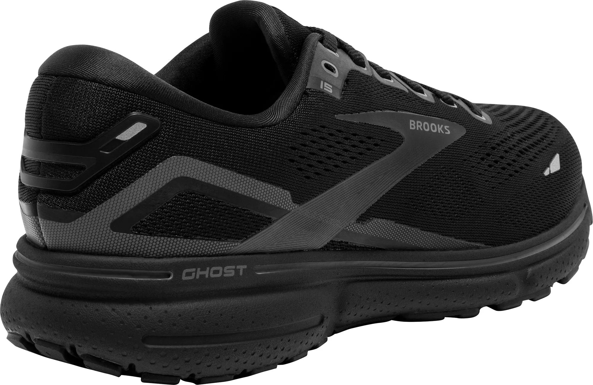 Shoes Brooks Brooks Ghost 15 WIDE FIT Mens Running Shoes - Black