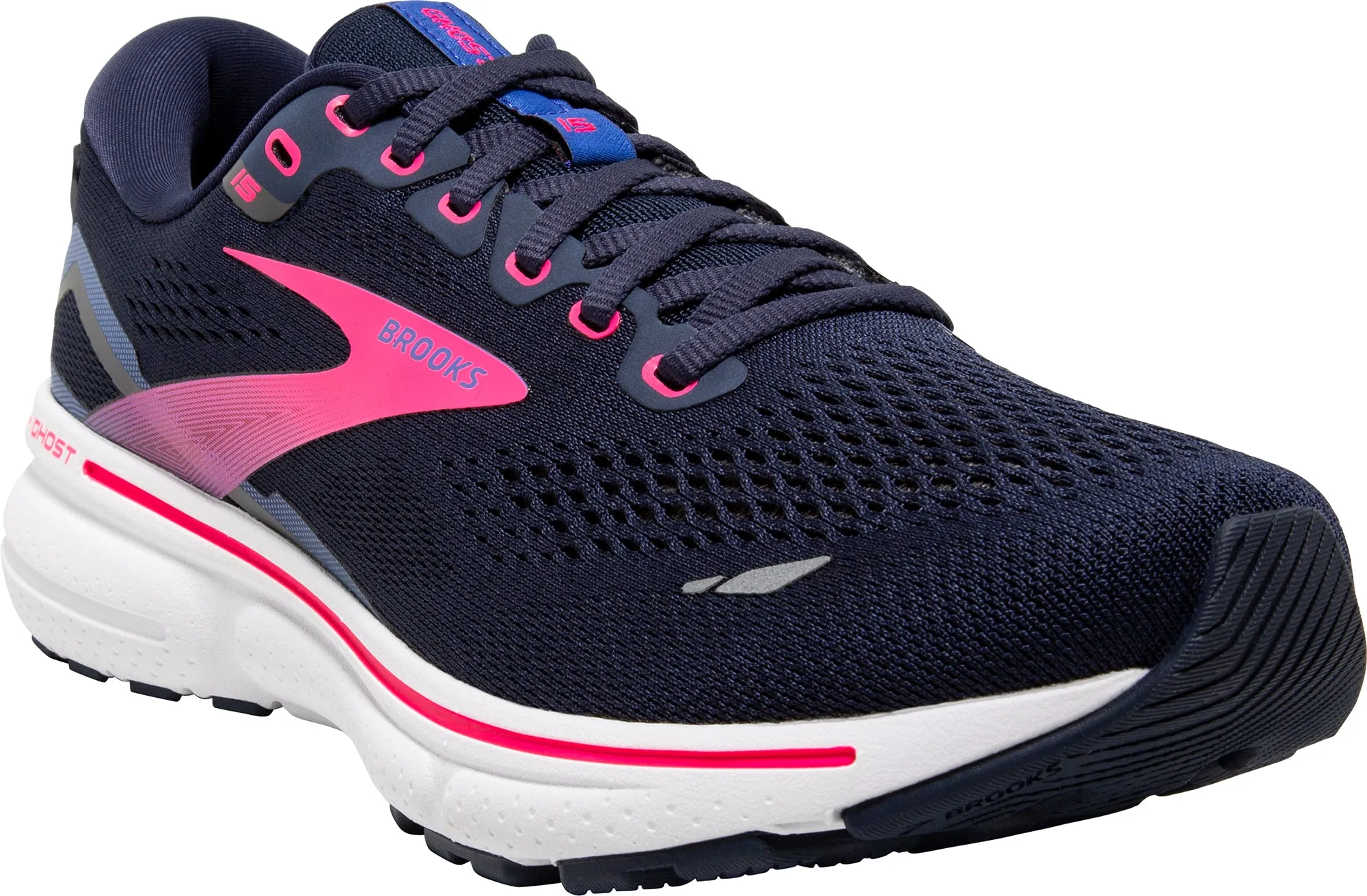 Shoes Brooks Brooks Ghost 15 Womens Running Shoes - Navy