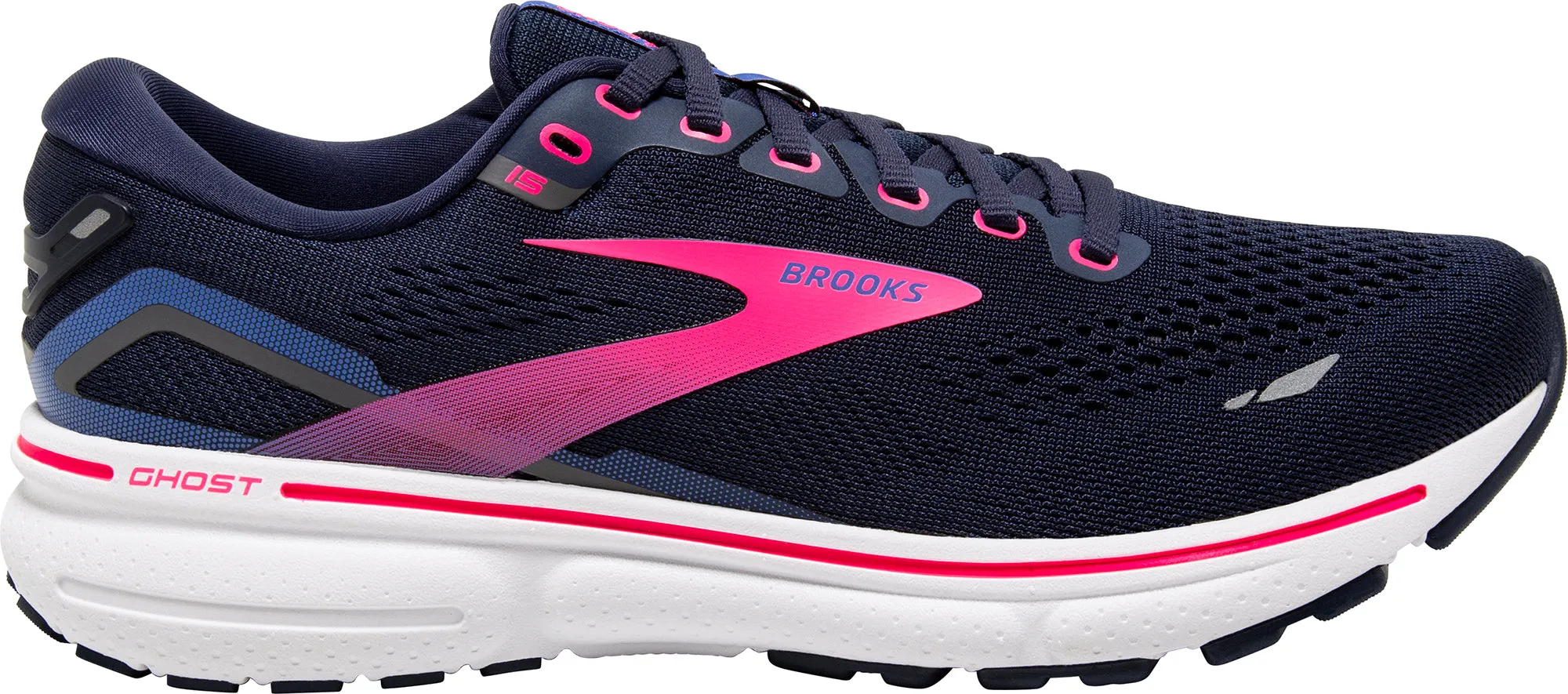 Shoes Brooks Brooks Ghost 15 Womens Running Shoes - Navy
