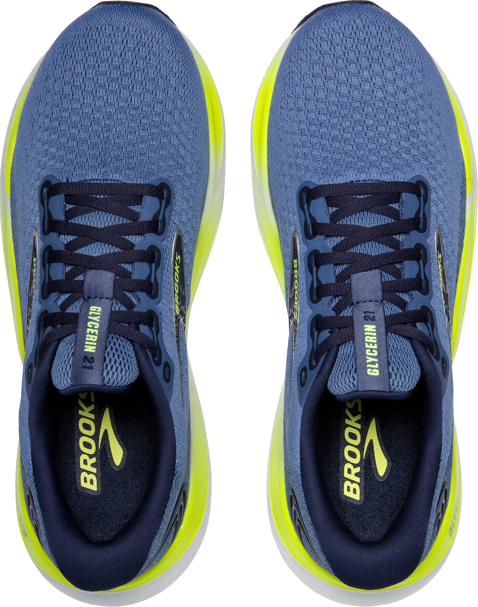 Shoes Brooks Brooks Glycerin 21 Mens Running Shoes - Blue