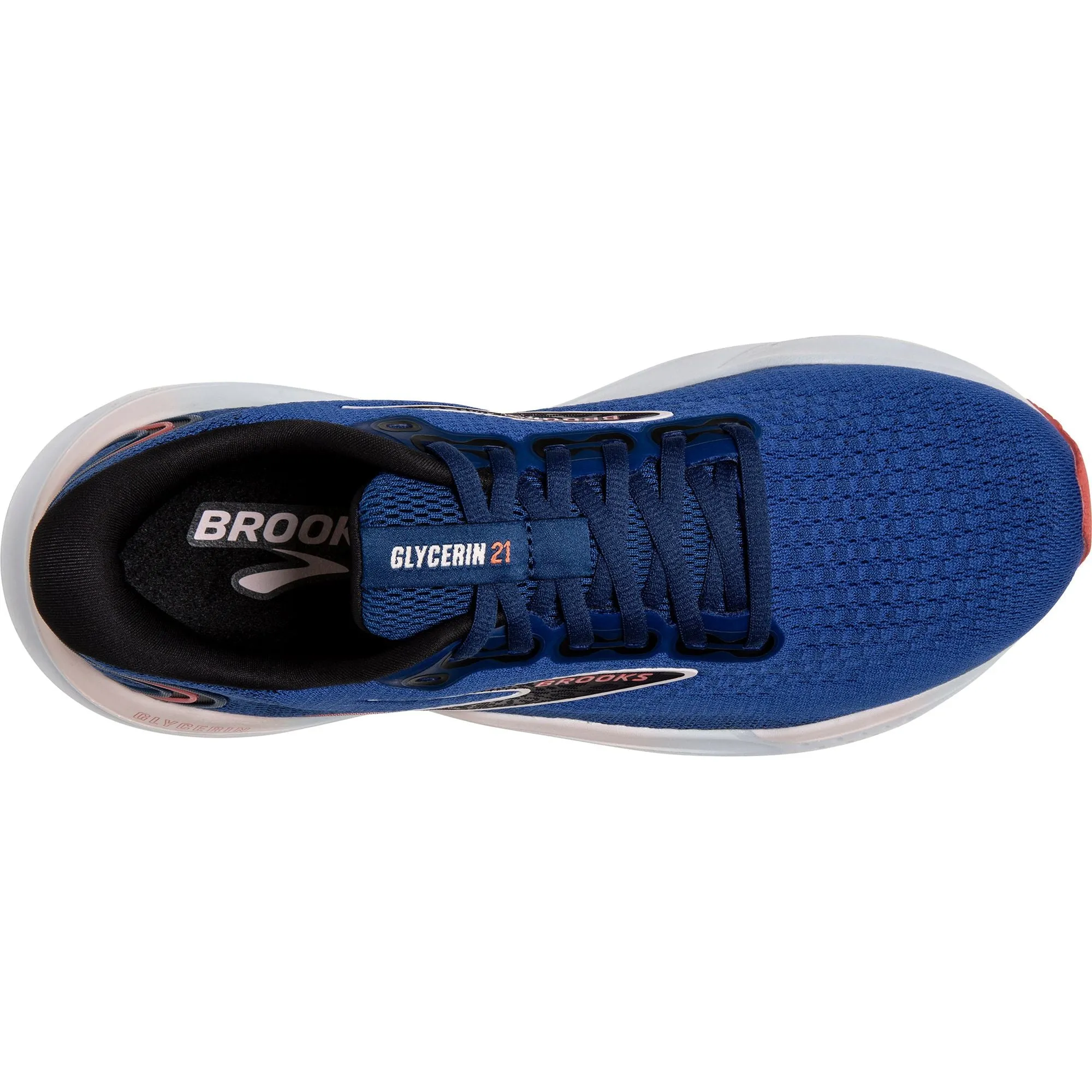 Shoes Brooks Brooks Glycerin 21 WIDE FIT Womens Running Shoes - Blue