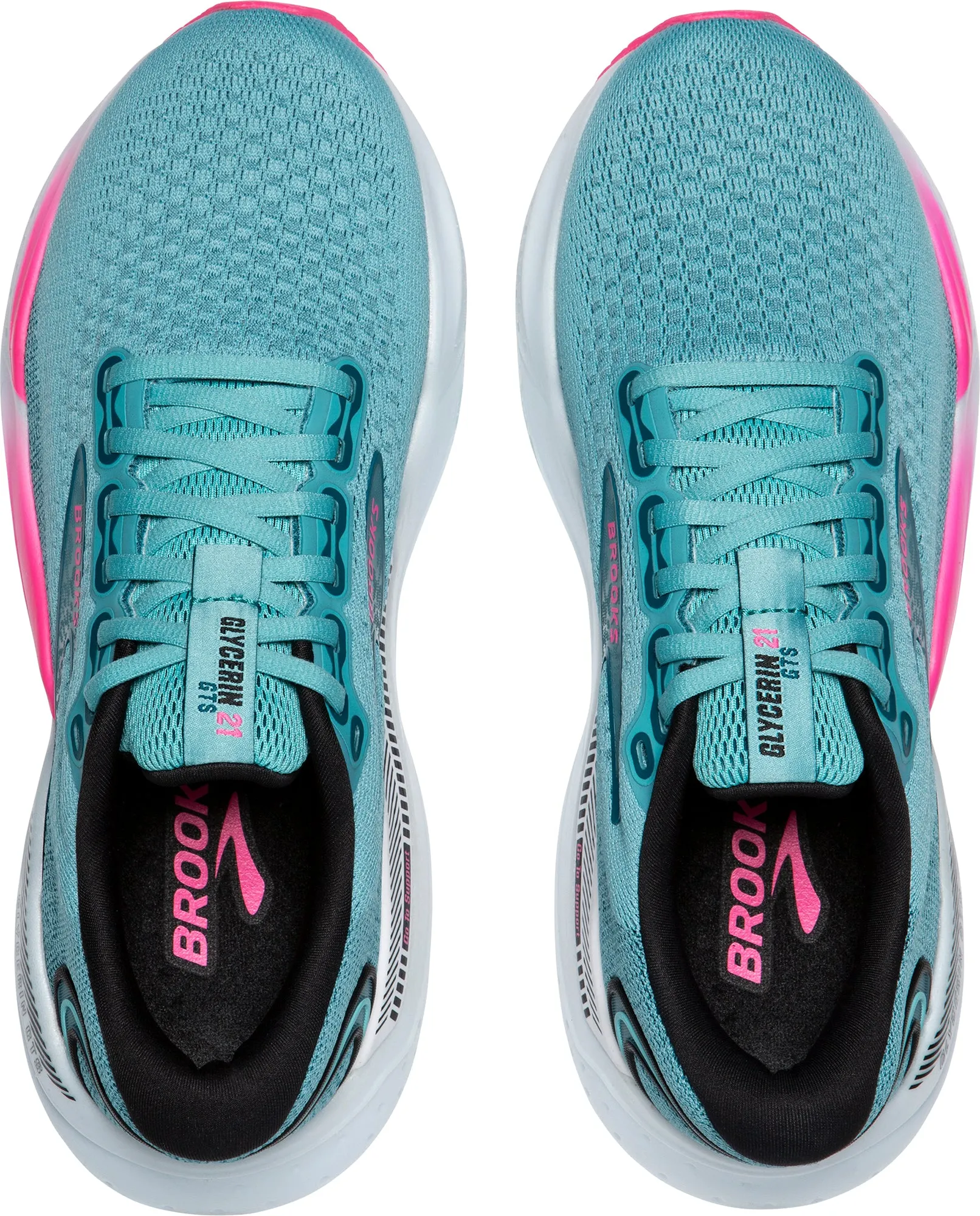 Shoes Brooks Brooks Glycerin GTS 21 Womens Running Shoes - Blue